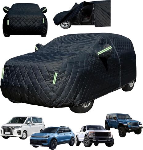 5-Layer Waterproof All-Weather Truck Cover - Fits Ford F150, Chevy Silverado 1500, GMC Sierra, Ram 1500, Toyota Tundra (Silver, L6 Fit Truck Length Up to 270 inch) in Saudi Arabia