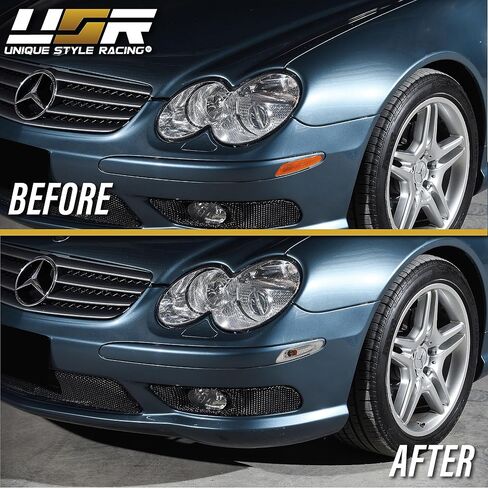 USR DEPO 03-06 R230 SL Class AMG Clear Bumper Side Marker Lights Assembly Set (Left + Right) Compatible For 2003-2006 Mercedes Benz R230 SL Class AMG in Saudi Arabia