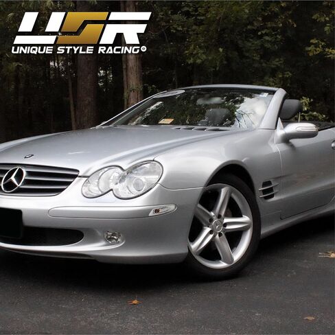 USR DEPO 03-06 R230 SL Class AMG Clear Bumper Side Marker Lights Assembly Set (Left + Right) Compatible For 2003-2006 Mercedes Benz R230 SL Class AMG in Saudi Arabia