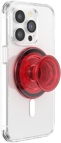 PopSockets Phone Grip Compatible with MagSafe, Phone Holder, Wireless Charging Compatible, Into The Woods - Blanchette Red in Kuwait