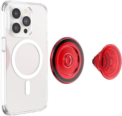 PopSockets Phone Grip Compatible with MagSafe, Phone Holder, Wireless Charging Compatible, Into The Woods - Blanchette Red in Kuwait
