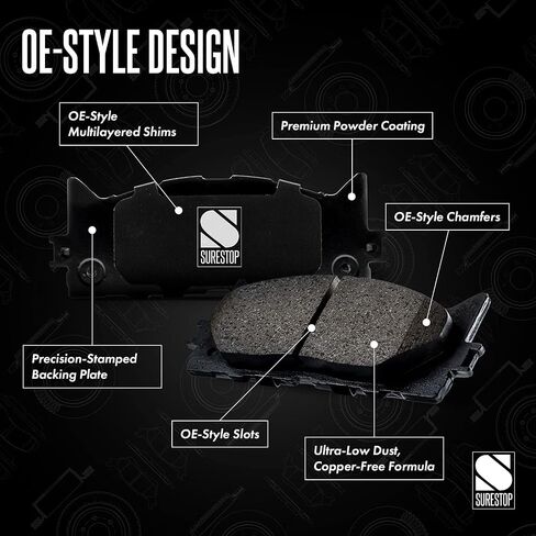 Brake Pad Set Compatible with Toyota Previa 1996 Rear Ceramic, Pro-Line Series in Saudi Arabia