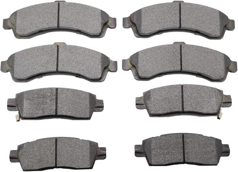 D882 D883 Front Rear Semi-metallic Brake Pads Compatible with Buick Rainier,Chevy SSR,for GMC Envoy,Trailblazer EXT,Envoy XL,Envoy XUV,Jimmy,for Isuzu Ascender,for Oldsmobile Bravada,for Saab 9-7x in Kuwait