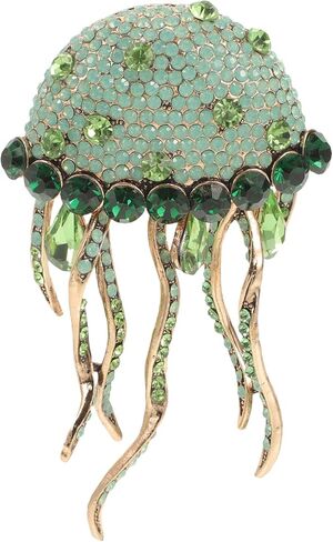 Galpada Rhinestone Heyshfish Brooch Women Brooch Pin Contract Contum Taxtory in Saudi Arabia