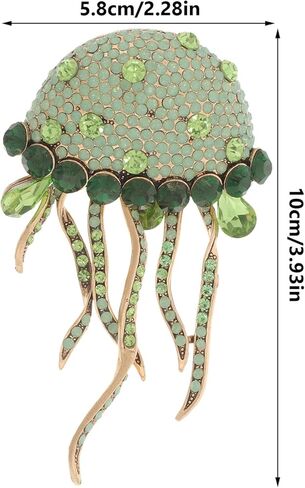 Galpada Rhinestone Heyshfish Brooch Women Brooch Pin Contract Contum Taxtory in Saudi Arabia
