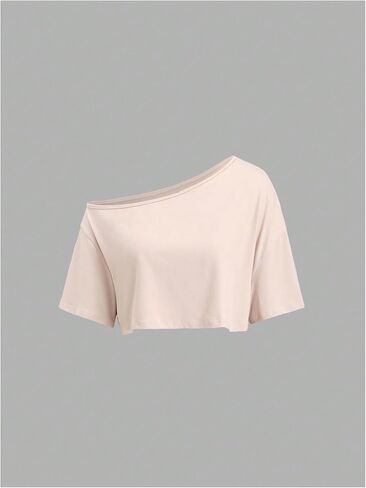 SOLY HUX Women's Off The Shoulder Short Sleeve T Shirts 3 Packs Crop Tees Summer Basic Tops in Kuwait