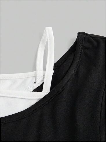 Soly Hux Women's Y2K Goth Graphic Tees الكتف البارد على الأكمام القصيرة القميص Tirt Block Tops Summer Tops in Saudi Arabia