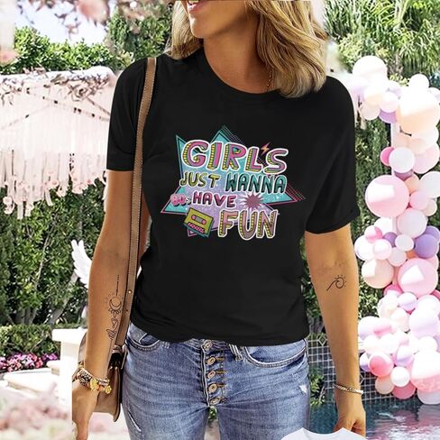 80s Shirts for Women Retro Neon Shirts 80 s Outfits for Women Vintage Disco Party Tees 1980s Gifts Outfit for Girls in Saudi Arabia