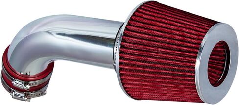 Rtunes Racing Short Ram Air Intake Kit + Filter Combo Compatible For 06-08 A3 2.0L / 05-07 Golf / 06-08 Jetta/Passat 2.0L Turbo (Red) in Saudi Arabia