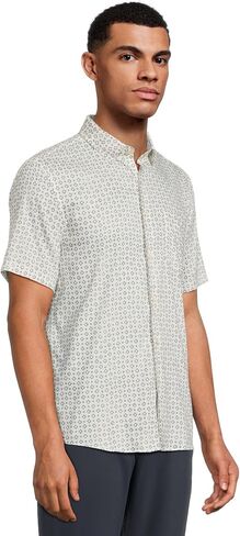 Faherty Men Short Sleeve Movement Shirt Monterrey Shirt in Kuwait