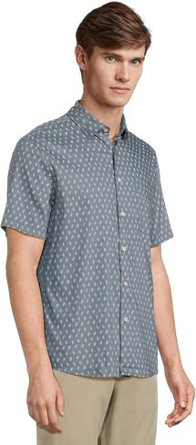 Faherty Men Short Sleeve Movement Shirt Monterrey Shirt in Kuwait