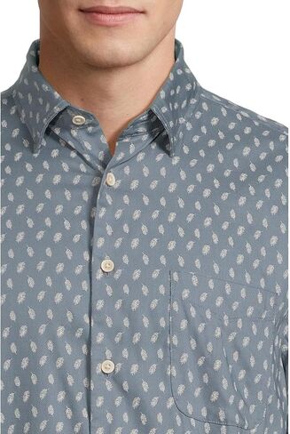 Faherty Men Short Sleeve Movement Shirt Monterrey Shirt in Kuwait