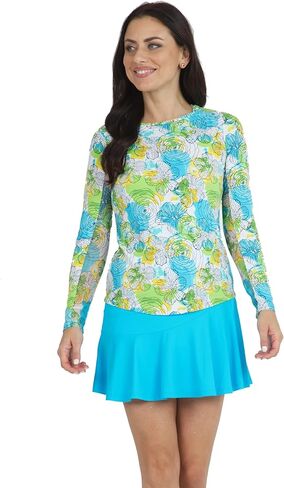 Ibkul Womens Crewneck Top ، M ، Green in Kuwait