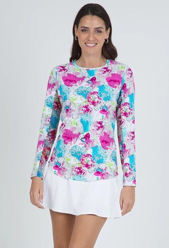 Ibkul Womens Crewneck Top ، M ، Green in Kuwait