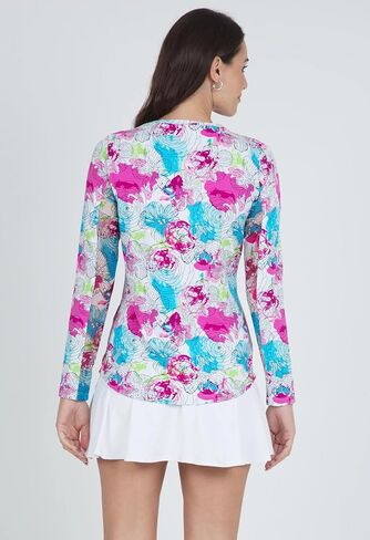 Ibkul Womens Crewneck Top ، M ، Green in Kuwait