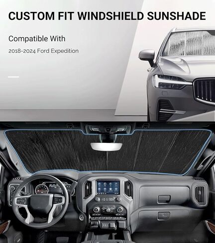 الزجاج الأمامي الظل أشعة الشمس لفورد إكسبيديشن 2018-2024 النافذة الأمامية Sunshade - Astraguard in Saudi Arabia