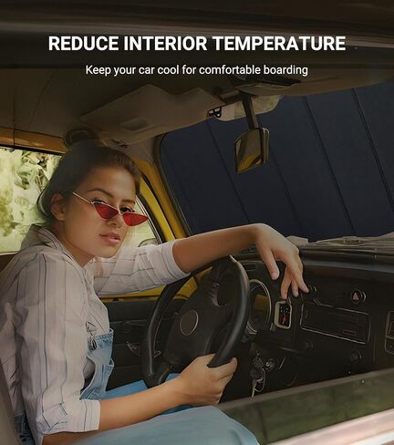 الزجاج الأمامي الظل أشعة الشمس لفورد إكسبيديشن 2018-2024 النافذة الأمامية Sunshade - Astraguard in Kuwait