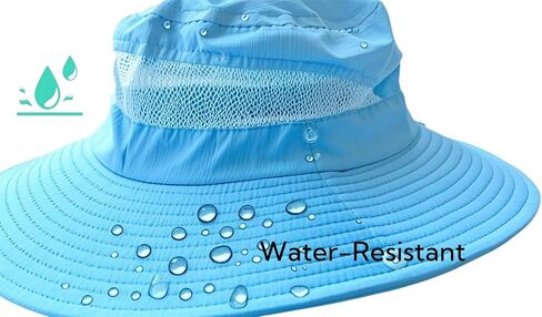 Llmoway Womens Sun Hat مع Hole Hole Beach المشي لمسافات طويلة صيف واسعة Brim UPF50+ حماية في الهواء الطلق قبعة دلو قابلة للطي قابلة للطي in Saudi Arabia
