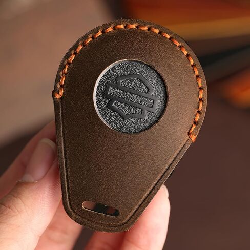 Genuine Leather Key Fob Cover for Harley Davidson Accessories, Leather Key Case for Men and Women,KeyHolder in Saudi Arabia