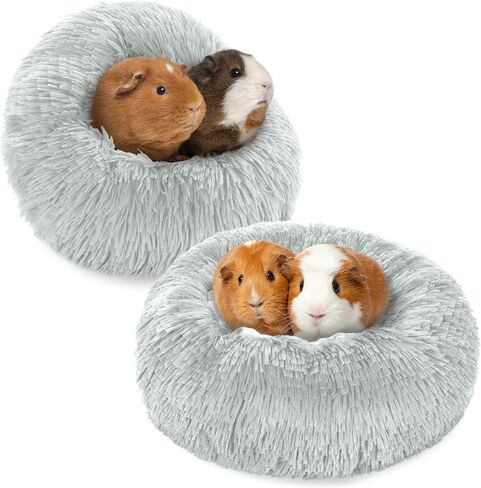 BALAPET 2 Pack Plush Guinea Pig Bed Small Pet Hideout Washable Cage Accessories Burrowing Pet Bed for Guinea Pigs,Chinchilla, Hamsters, Hedgehog and Other Small Animals in Saudi Arabia