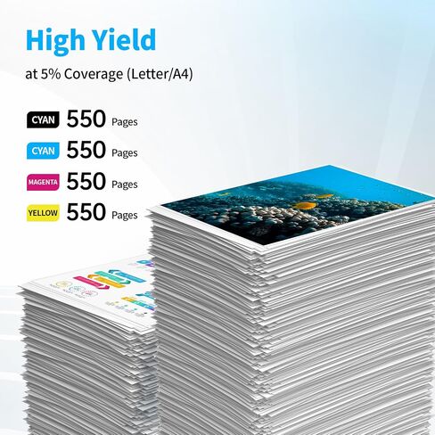 EASYPRINT Compatible LC203XL LC201XL Ink Cartridges LC203 LC201 Used for MFC-J480DW MFC-J880DW MFC-J4420DW MFC-J680DW MFC-J885DW, (3 Cyan, 3 Magenta, 3 Yellow, Total 9-Pack) in Kuwait
