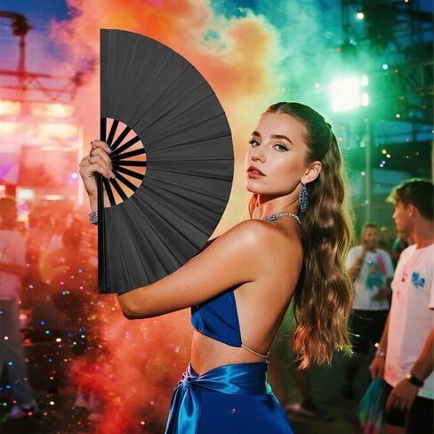 أحذية على مروحة اليد الأرضية ، معجبين كبير من المعجبين بالمروحة للرقص للرقص ، ظهرت قابلة للطي قابلة للطي لمهرجان Kungfu EDM Party Music (Pink) in Kuwait