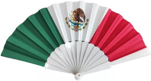 8 Inches Folding Fabric Hand Fans, Patriotic Country Flag Design for Independence Parade, Pride Party, Souvenir Gifts-12 Pack (Puerto Rico) in Saudi Arabia