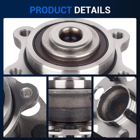 AutoRound 512327 محور العجلات الخلفية وتجميع الحامل من أجل هوندا أكورد 2005-2007 ، Acura TSX 2004-2008 5 العروات ث/ABS in Saudi Arabia
