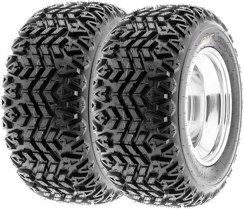 [Set of 2] SunF 22x11-8 22x11x8 ATV UTV Tires 4 Ply Golf Cart Lawn Mower Quad G003 [ Rim(s) NOT included ] in Saudi Arabia