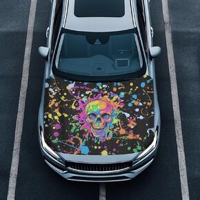 Wolf Car Hood Cover All-Season Protection Car Hood Cover Protector Elastic Fabrics Can be Washed Vehicles Decorate Engine Universal for Cars in Kuwait