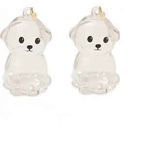 2 Pcs Dog Hair Keychain, Cute Dog Fur Keepsake Storage Bottle, Memorial Bottle Memory Jars for Pet Hair in Kuwait
