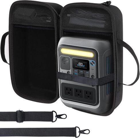 حالة صلبة متوافقة مع محطة طاقة محمولة ANKER SOLIX C300 في الهواء الطلق 288WH LIFEPO4 بطارية 300W (600 واط) مولد شمسي in Saudi Arabia