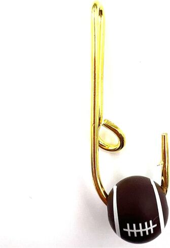 Fishing Hooks Hat Pins for Fishing Hat Hook Clip Gold Fish Hook Hat Clip Fish Hooks and White baseball Bead for Hat in Saudi Arabia