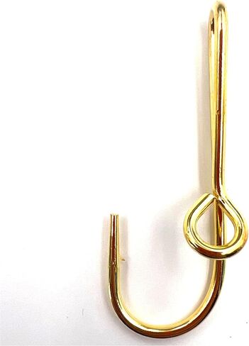 Fishing Hooks Hat Pins for Fishing Hat Hook Clip Gold Fish Hook Hat Clip Fish Hooks and White baseball Bead for Hat in Saudi Arabia