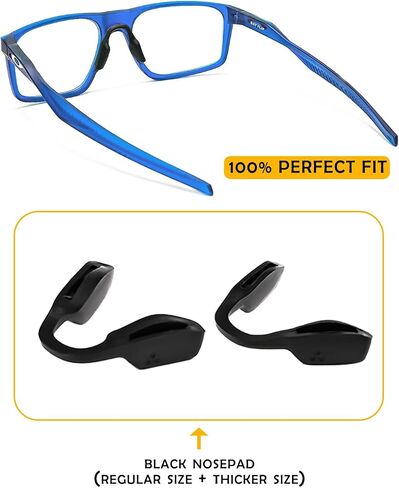 Thicker Size Nose Pieces Replacement for Oakley Bat Flip OX8183 Eyenglasses Frame, Silicone Soft Nose Pad in Kuwait