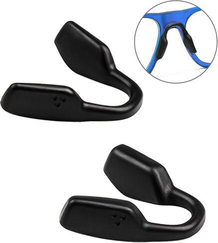 Thicker Size Nose Pieces Replacement for Oakley Bat Flip OX8183 Eyenglasses Frame, Silicone Soft Nose Pad in Kuwait