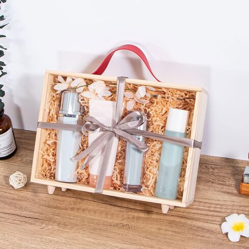 حالة عرض خشبية للمقتنيات ، حاوية تخزين مربع Useekoo diorama مع مقبض وشريحة غطاء أكريليك ، صندوق سطح المكتب الريفي غير المكتمل للدمى ، المجموعات 7.7 'x 3.7' x 5.9 '' in Kuwait