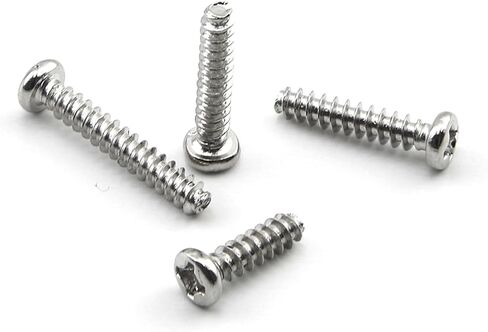 50-100 قطعة النقر على رأس مسطح رأس مسطح مسطح مسطح مسطح M1.2-M4-مسامير رأس دائرية من الصلب الكربوني لمشاريع الخشب والمعادن (7 مم ، M2.6 100pcs) in Kuwait