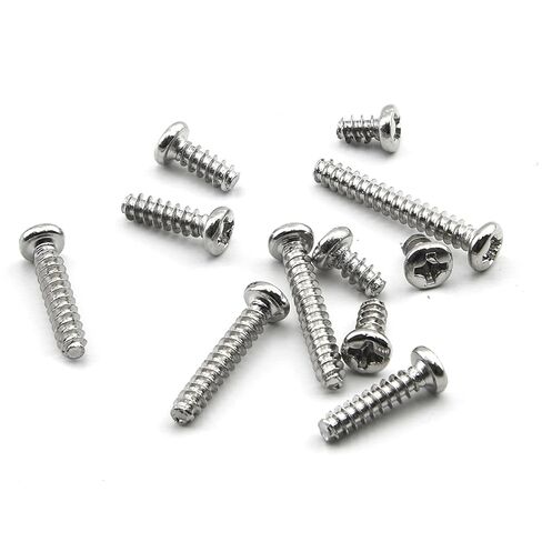 50-100 قطعة النقر على رأس مسطح رأس مسطح مسطح مسطح مسطح M1.2-M4-مسامير رأس دائرية من الصلب الكربوني لمشاريع الخشب والمعادن (8 مم ، M2.3 100pcs) in Saudi Arabia
