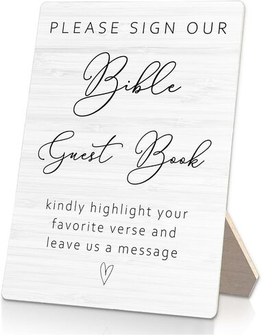 Audio Guest Book Sign - Audio Phone Guestbook Wooden Stand for Wedding 5x7inch, Wedding Table Decorations in Saudi Arabia