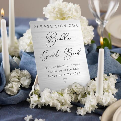 Audio Guest Book Sign - Audio Phone Guestbook Wooden Stand for Wedding 5x7inch, Wedding Table Decorations in Saudi Arabia
