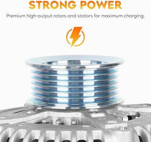 New Alternator Compatible with Jeep Liberty V6 3.7L 2002-2006, Grand Cherokee 2005-2006, Commander 2006, Durango 01-06, high output 160AMP, 4801252AA, 5170748AA, 56029914AA, 400-52118R in Saudi Arabia