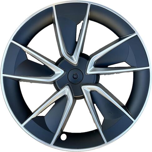 أغطية عجلات سريعة الطراز 19 بوصة لنموذج تسلا Y 2025 ， تغطية تغطية كاملة متوافقة مع 2025 Tesla Model Y - 4 أغطية لكل حزمة ， مواد ABS وعرة in Kuwait