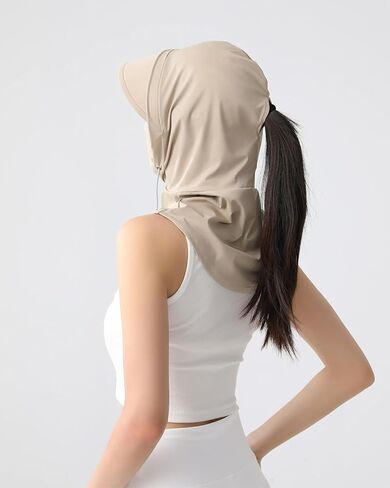 Bsyloowomen's Balaclava مع حماية UV Full Full ، قبعة واسعة الحافة ، تصميم متعدد الأغراض للأنشطة في الهواء الطلق ، ركوب الدراجات ، السفر in Kuwait