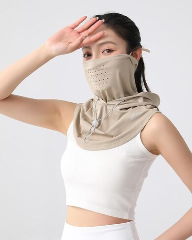Bsyloowomen's Balaclava مع حماية UV Full Full ، قبعة واسعة الحافة ، تصميم متعدد الأغراض للأنشطة في الهواء الطلق ، ركوب الدراجات ، السفر in Kuwait