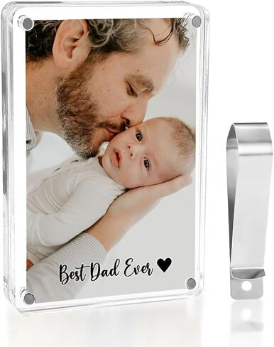 Frame with Car Visor Clip, Picture acrylic Frame for Car, Mommy and Me Picture Frame, Magnetic Car Visor Photo Holder, Gifts for Mom Birthday, Visor Photo Frame in Kuwait