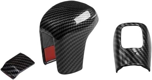 ل Honda 10th Civic 2016-2020 Car Carbon Fiber Gear Shift Cover Cover Cover Lever Trim Shift Head Sticker in Saudi Arabia