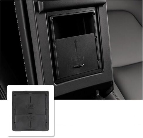 for Tesla Model 3 Model Y 2017-2023 Center Console Organizer Hidden Tray Armrests Storage Box Car in Saudi Arabia