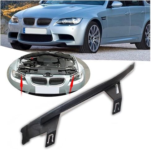 1Pair Car Front Headlight Shell Cover Strips Trims Headlight Sealing Gasket for BMW 3 Series E92 E93 in Saudi Arabia