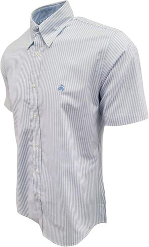Brooks Brothers Men's Regular Fit Short Sleeve Button Down Shirt in Saudi Arabia
